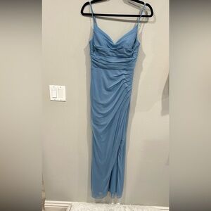Azazie Deandra Steel Blue A2